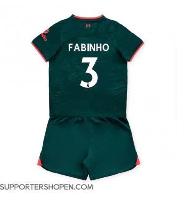 Liverpool Fabinho #3 Tredje tröja Barn 2022-23 Kortärmad (+ korta byxor)